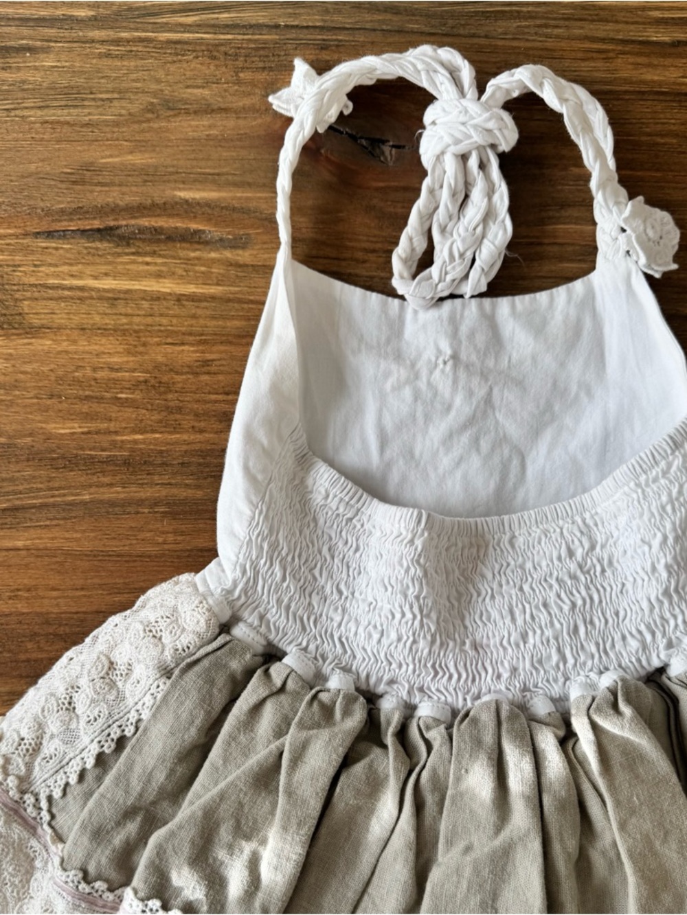 Dollcake Creams and Beige Lace Halter Dress size 4 - Picture 6 of 10